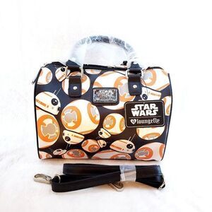 Loungefly x Star Wars BB8 OG HEART LOGO satchel crossbody NWT SUPER RARE